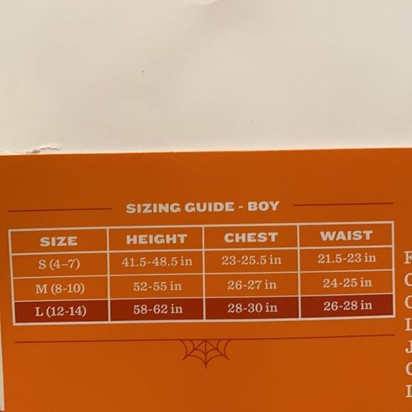 Kids Ninja Halloween Costume Size L (12-14) NWT - Picture 3 of 5